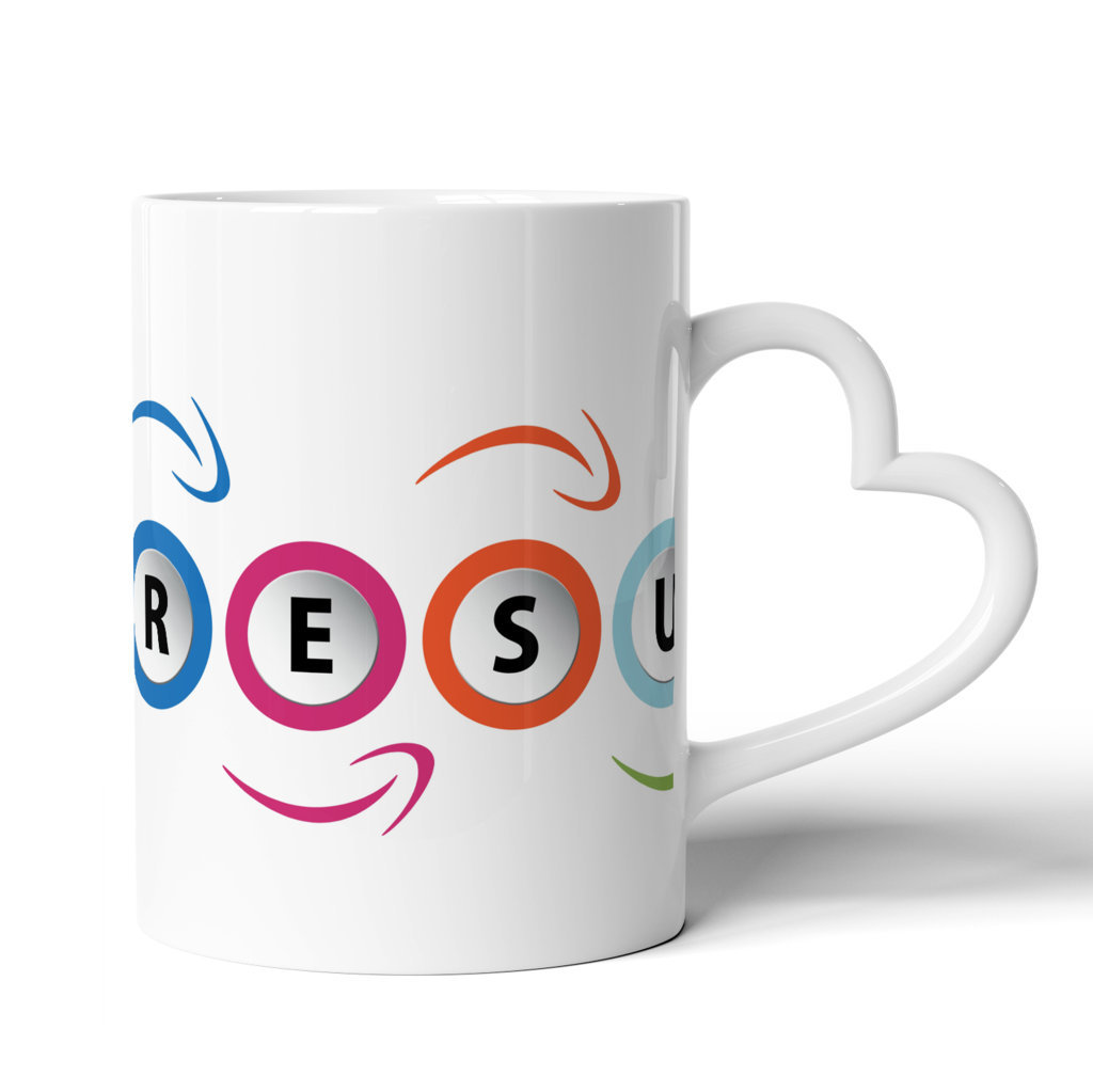 Printed Ceramic Coffee Mug | Creative Inspiration | Results | 325 Ml.